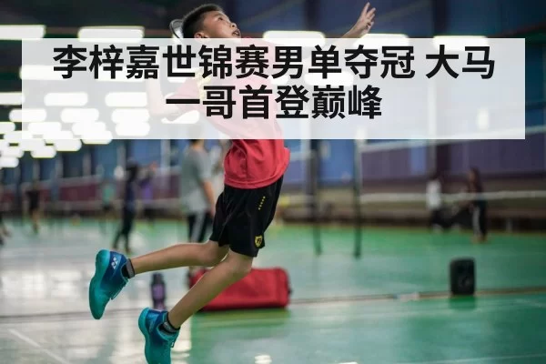 李梓嘉世锦赛男单夺冠 大马一哥首登巅峰